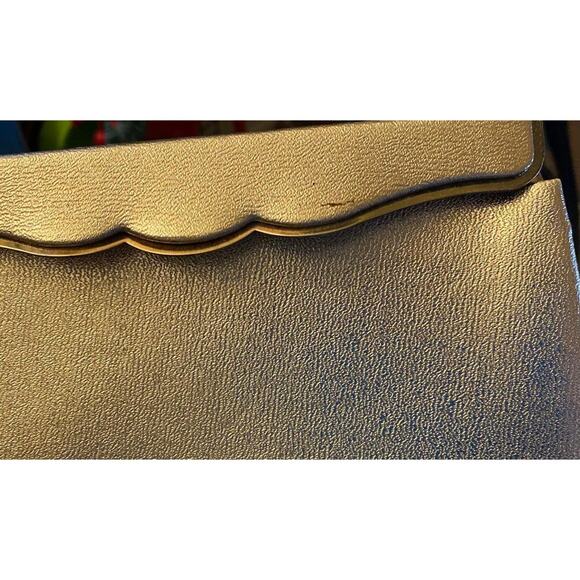 Vtg Miss Lewis Clutch Gold Evening bag - Picture 9 of 9